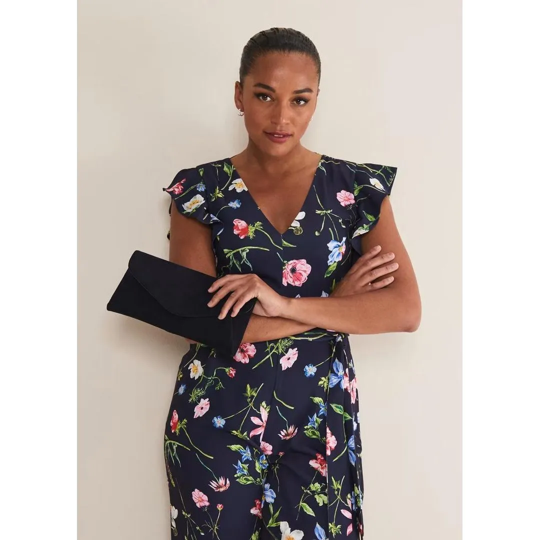 Phase Eight Wendie Clutch Bag - Navy