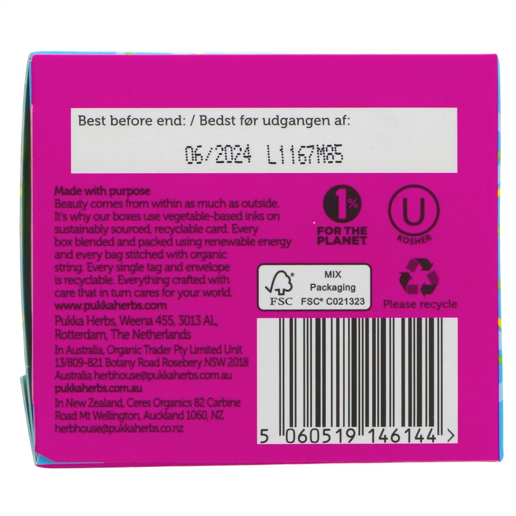Pukka | Joy - lemony herbs, twist of orange | 20 bags