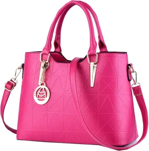 Purses and Handbags for Women Fashion Ladies PU Leather Top Handle Satchel Shoulder Tote