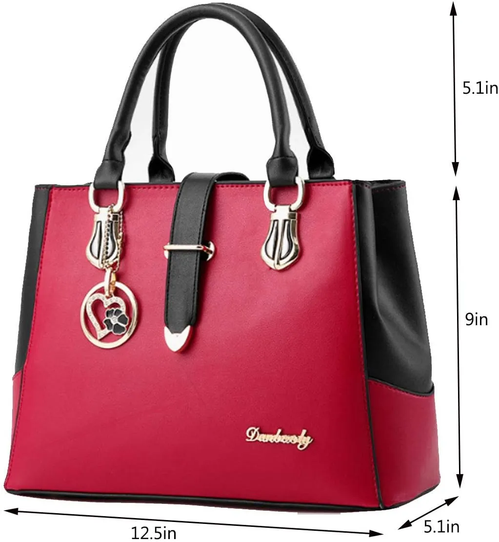 Purses and Handbags for Women Tote Shoulder Crossbody Bags with Long Strap Detachable