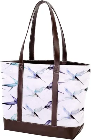 Purses for Women,Tote Bag for Women,Handbags for Women,Animal Art Floral Crane