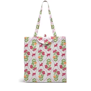 Radley Carousel Floral Responsible Foldaway Bag - Chalk