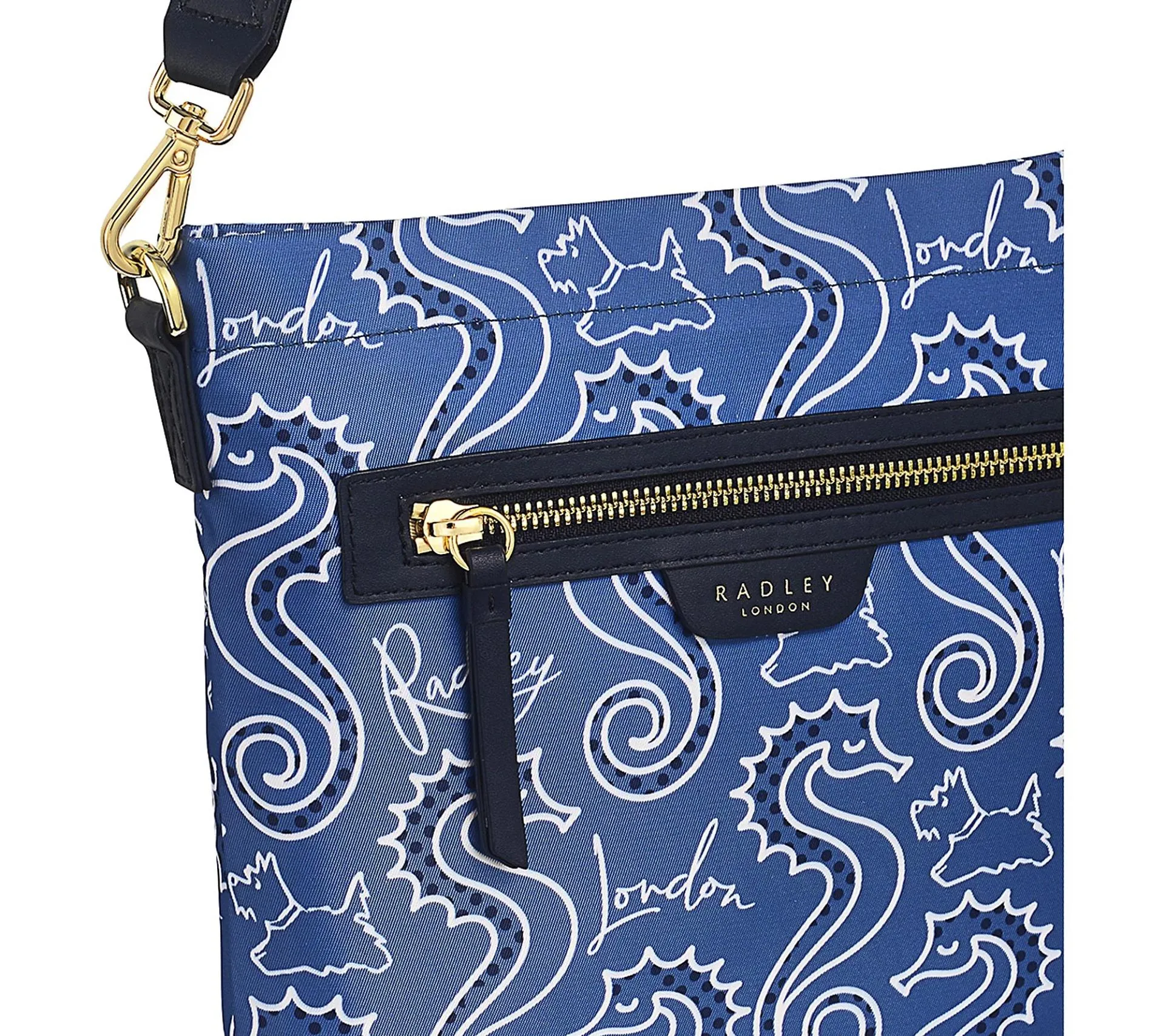 Radley Finsbury Park Seahorse Small Ziptop Crossbody Bag - Boathouse