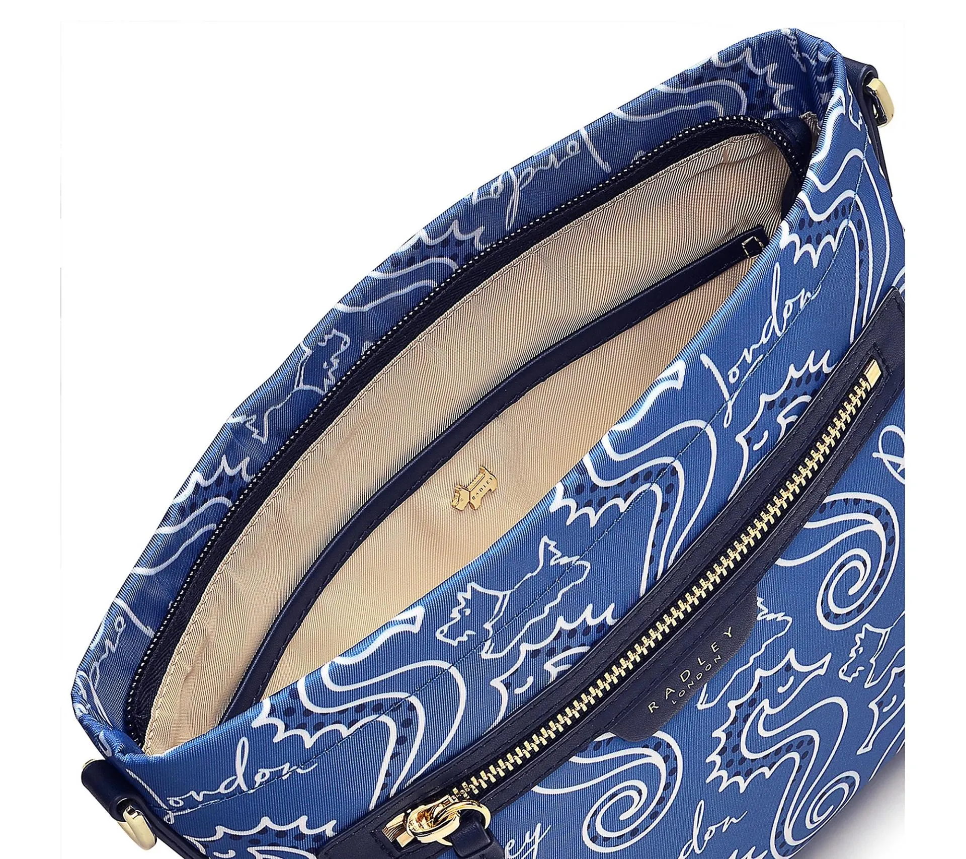 Radley Finsbury Park Seahorse Small Ziptop Crossbody Bag - Boathouse
