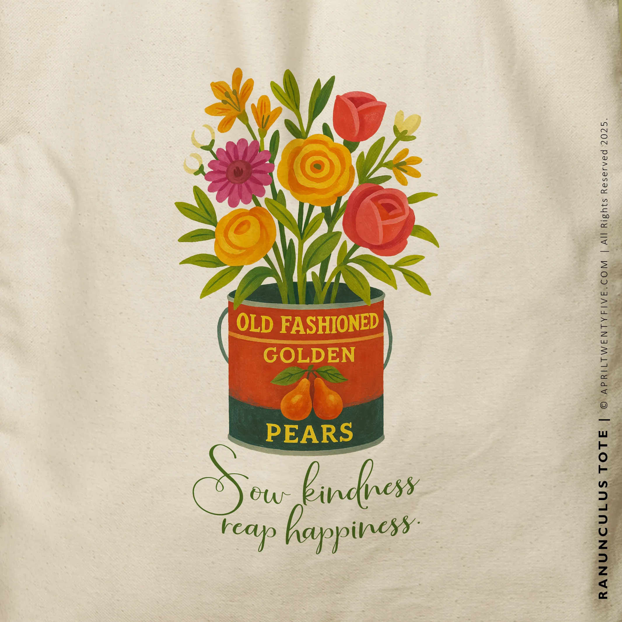RANUNCULUS | Spring Tote