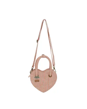 Rylee   Cru Heart Purse - Poppy Gingham