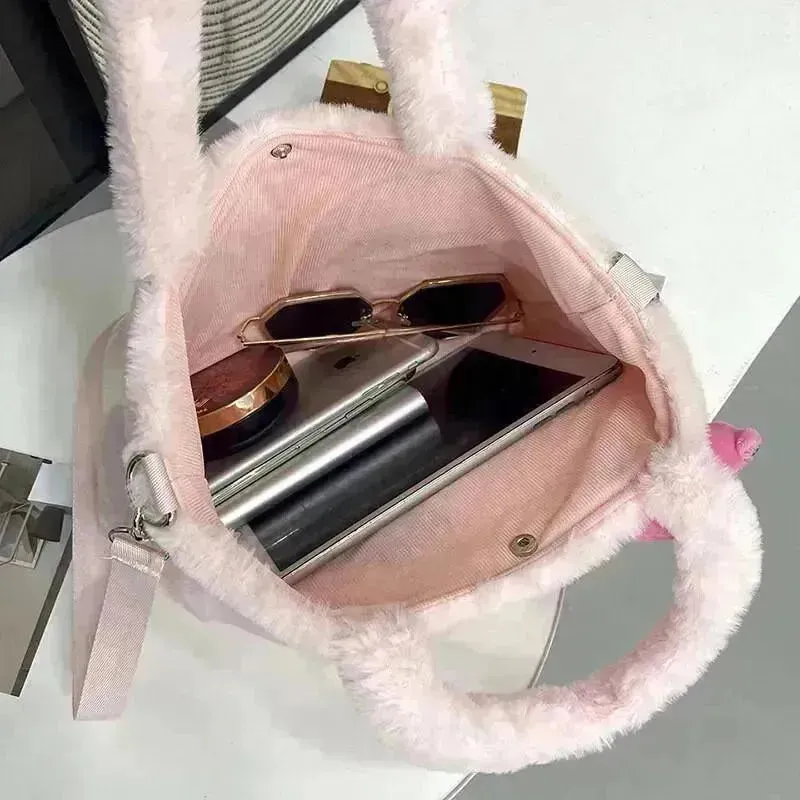 Sanrio Kuromi Plush Tote Bags