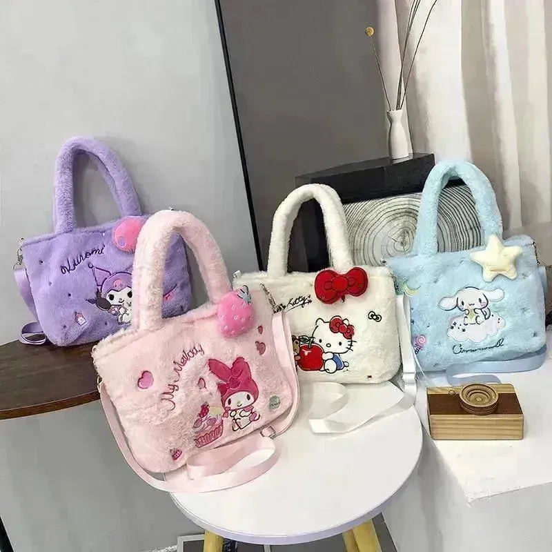 Sanrio Kuromi Plush Tote Bags