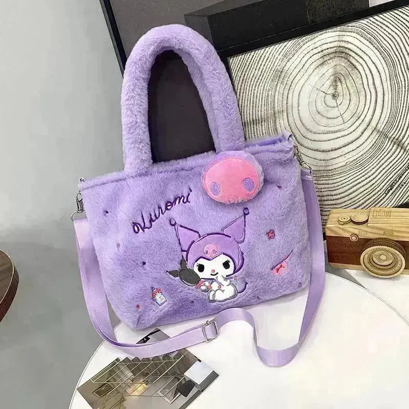 Sanrio Kuromi Plush Tote Bags