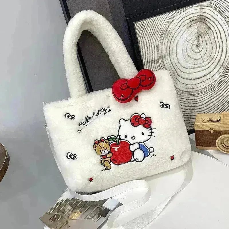 Sanrio Kuromi Plush Tote Bags