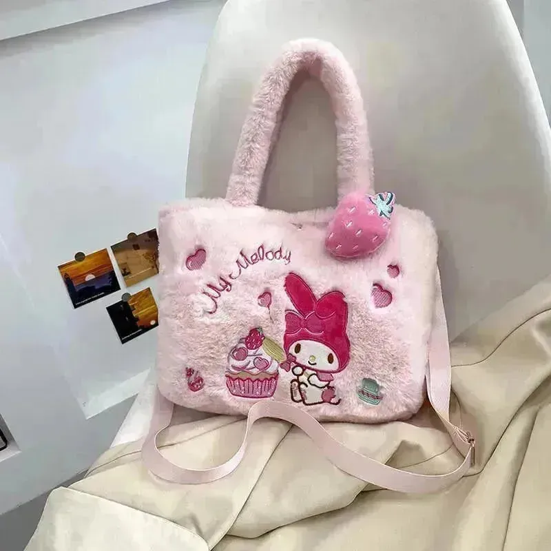 Sanrio Kuromi Plush Tote Bags