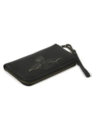 Sassy Black Embroidered Oktoberfest Purse