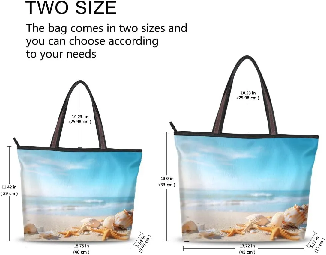 senya Beaches Seashores Shoulder Bags Large Handle Ladies Handbag