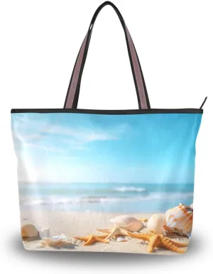 senya Beaches Seashores Shoulder Bags Large Handle Ladies Handbag