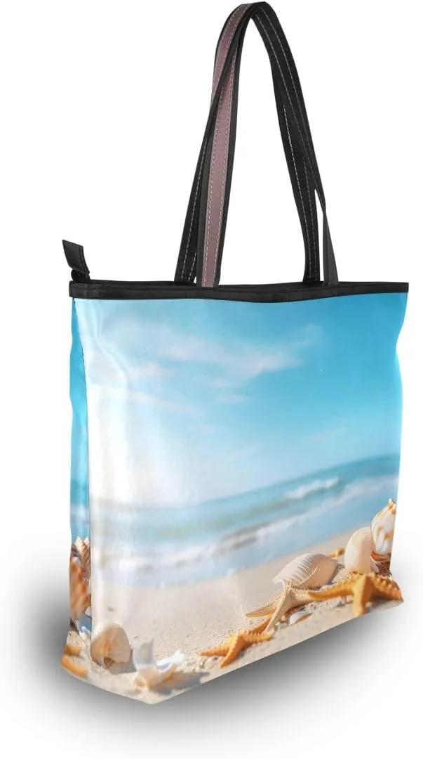 senya Beaches Seashores Shoulder Bags Large Handle Ladies Handbag