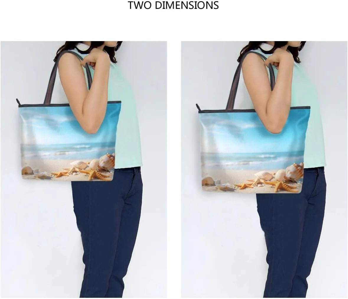 senya Beaches Seashores Shoulder Bags Large Handle Ladies Handbag