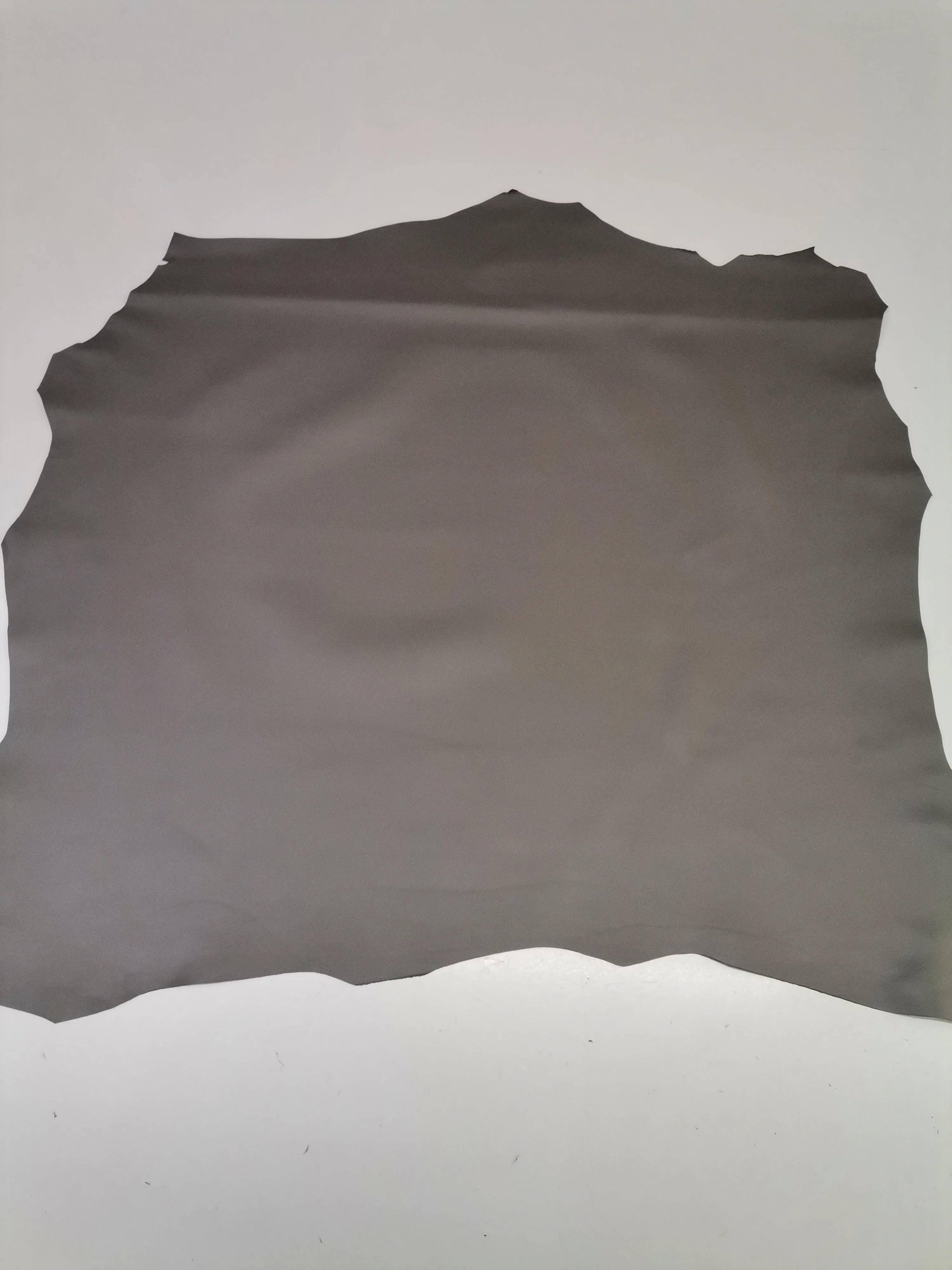 Sheep Nappa genuine leather sheets, Lambskin leather hide for crafts col. Warm Grey, thick. 0,9mm (2 1/2oz)