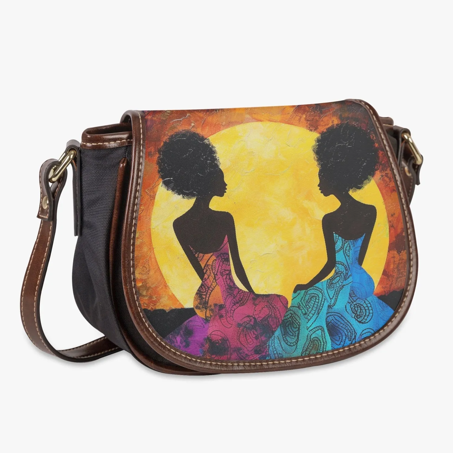 Sisterhood Sunny Day  Flap Saddle Bag