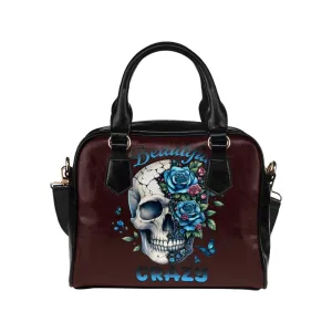 Skull Floral Beautiful Crazy Shoulder Handbag