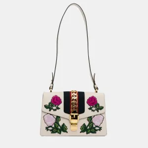 Small Floral Embroidered Sylvie Crossbody Bag