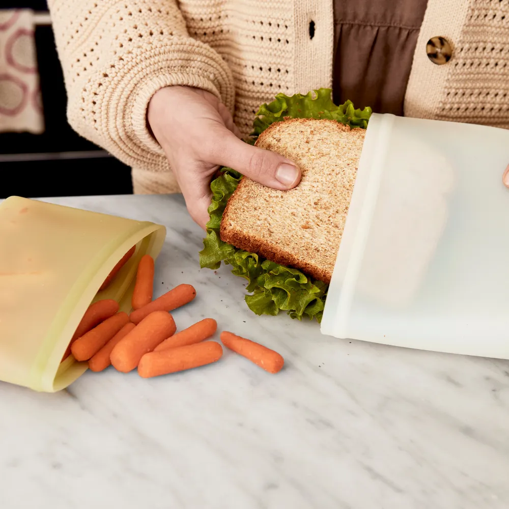 Small Hours - The Set of 2 Silicone Food Bags (N)