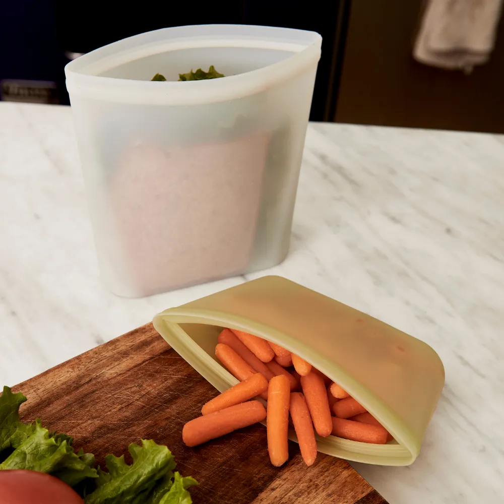 Small Hours - The Set of 2 Silicone Food Bags (N)