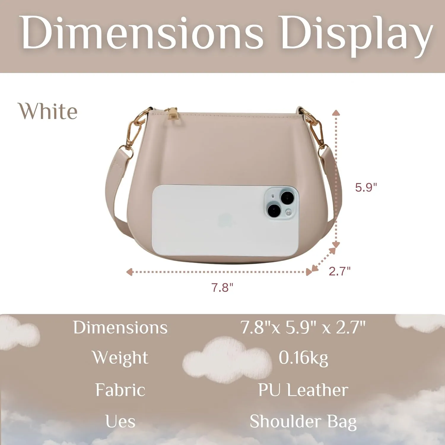 Small Shoulder Bags for Women Cute Purses Hobo Tote Handbag Straps removable and Zipper Closure Purses