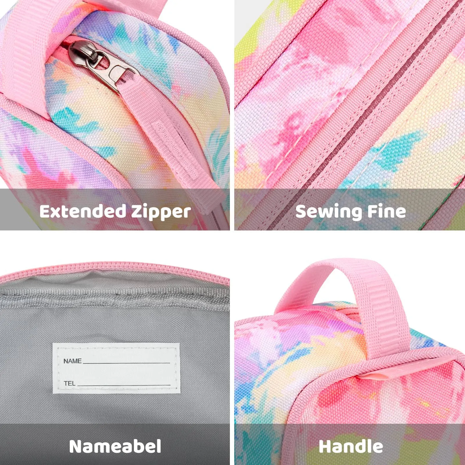 Sparking Gradient Colorful Purple Pencil Bag