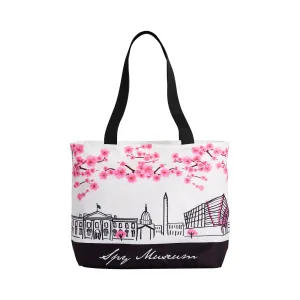 SPY Cherry Blossom Lined Tote