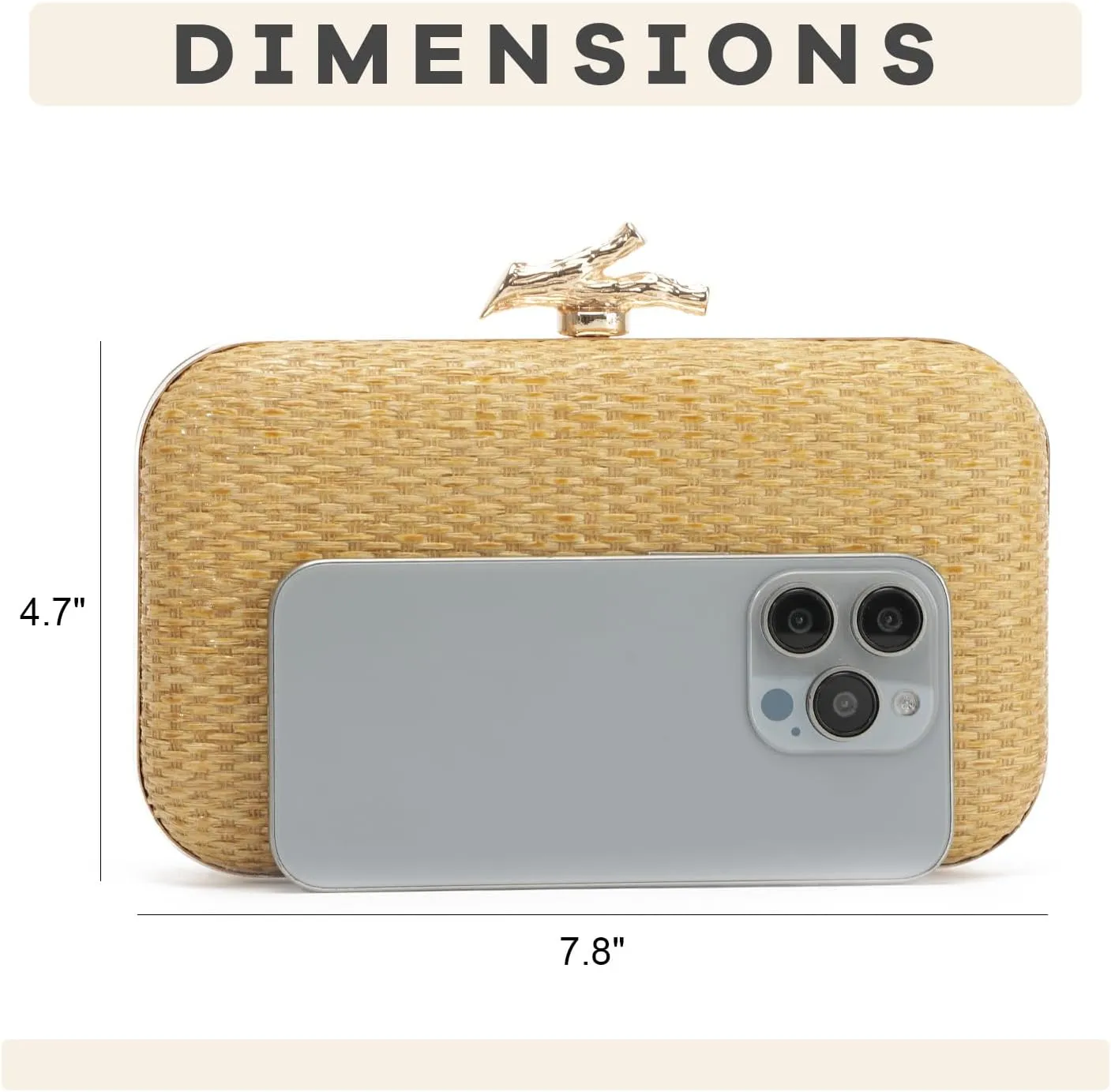 Straw Clutch Purses for Women Formal Summer Evening Bag Woven Handbags