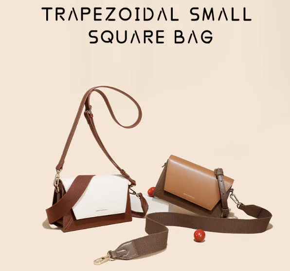 Sunny Bag Genuine Leather Crossbody - Versatile Small Square Bag for Women