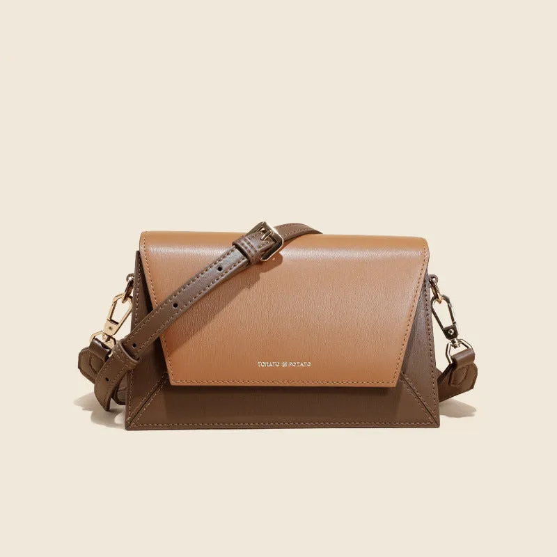 Sunny Bag Genuine Leather Crossbody - Versatile Small Square Bag for Women