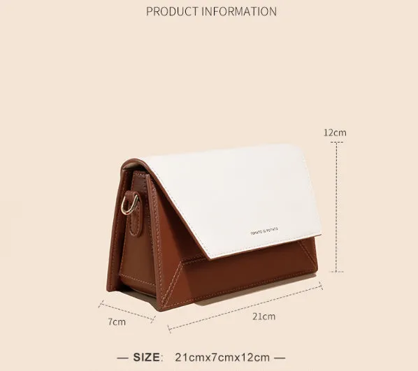 Sunny Bag Genuine Leather Crossbody - Versatile Small Square Bag for Women