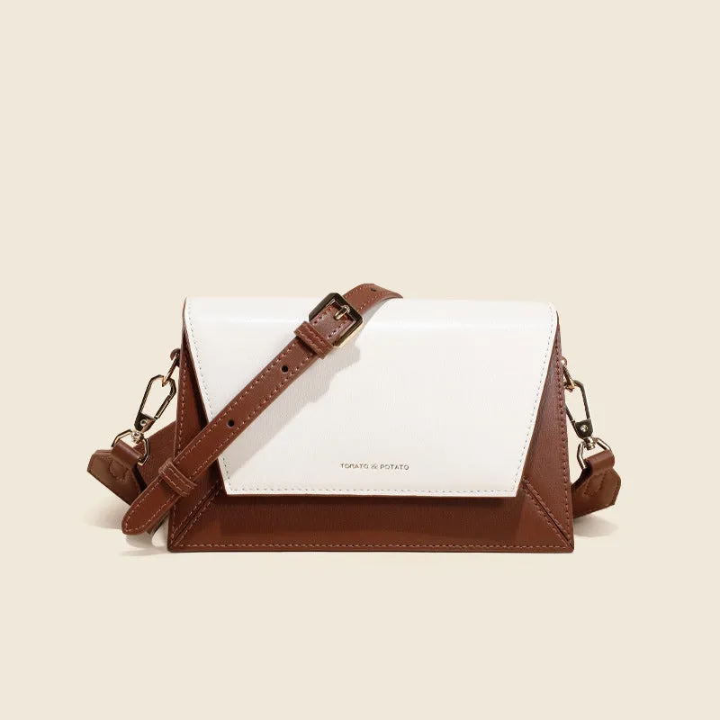 Sunny Bag Genuine Leather Crossbody - Versatile Small Square Bag for Women