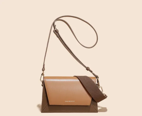 Sunny Bag Genuine Leather Crossbody - Versatile Small Square Bag for Women