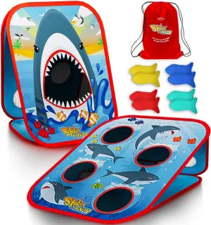 Swooc Games - 2-in-1 Bean Bag Toss Game for Kids | 5-Second Setup Cornhole Game | Outdoor Activities for Kids | Indoor Corn Hole | Toddler Party Games | Backyard Toys | Yard & Outside Toys for Boys