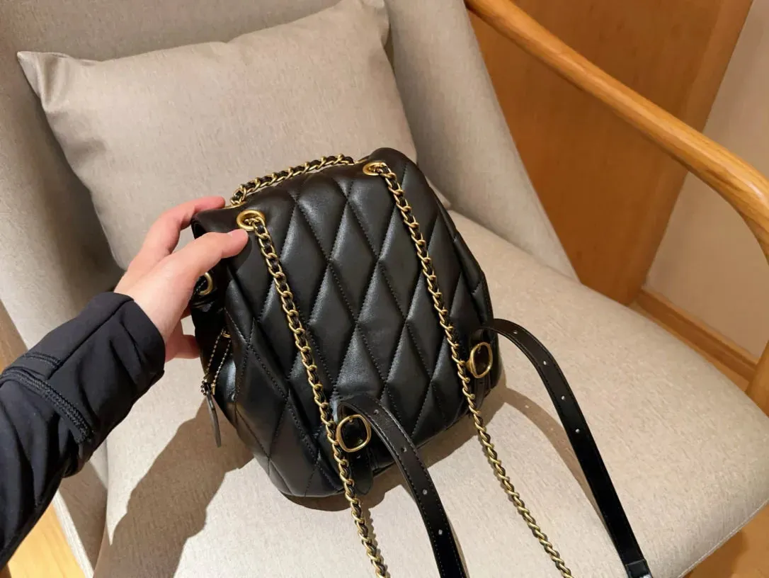 Tabby Backpack With Quilting Designer Bag Crafted of quilted plush ultra-soft nappa leather hybrid style easily converts from backpack to crossbody or shoulder bag