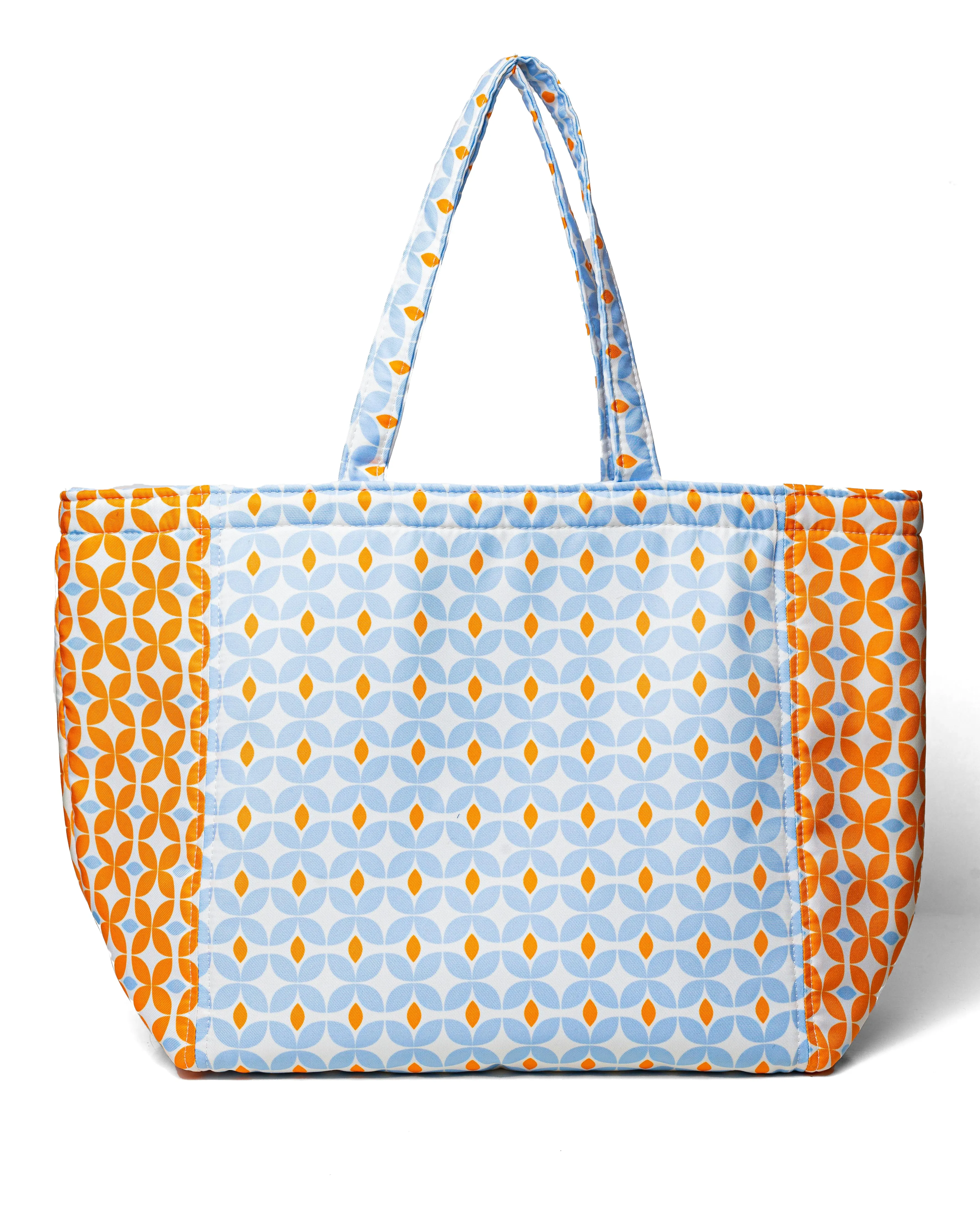 Tangerine Blue Shopper Tote