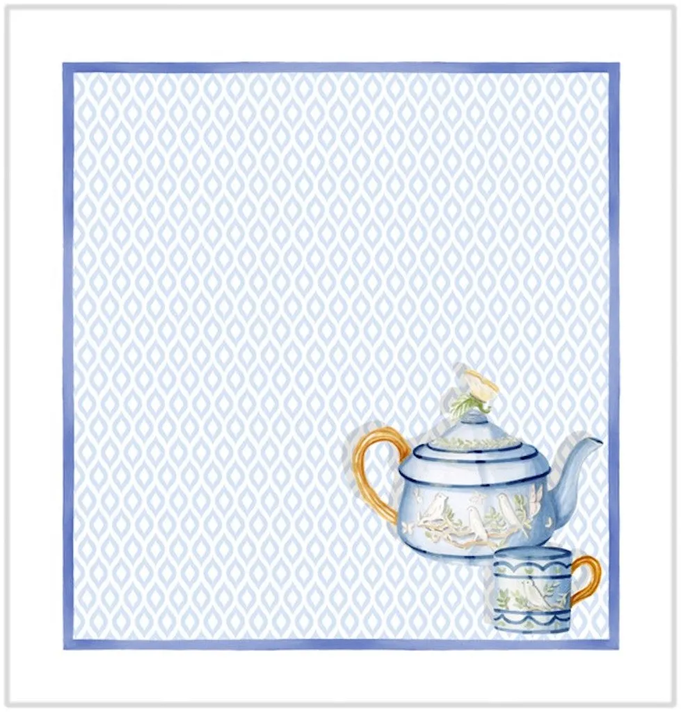 Tea Time Dinner Napkins Cotton