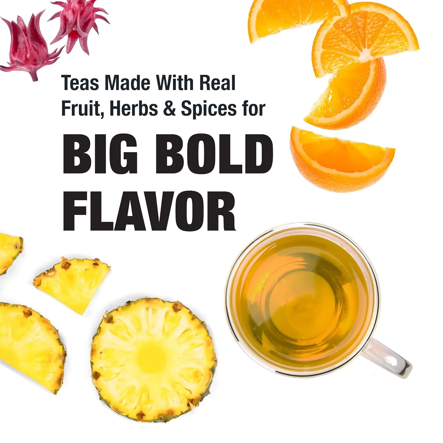 Tiesta Tea Maui Mango | Loose Leaf | Mango Pineapple Herbal Tea | Premium Non-Caffeinated Fruit Blend | Makes Hot or Iced & Brews Up to 200 Cups | 16 Ounce Resealable Bulk Pouch