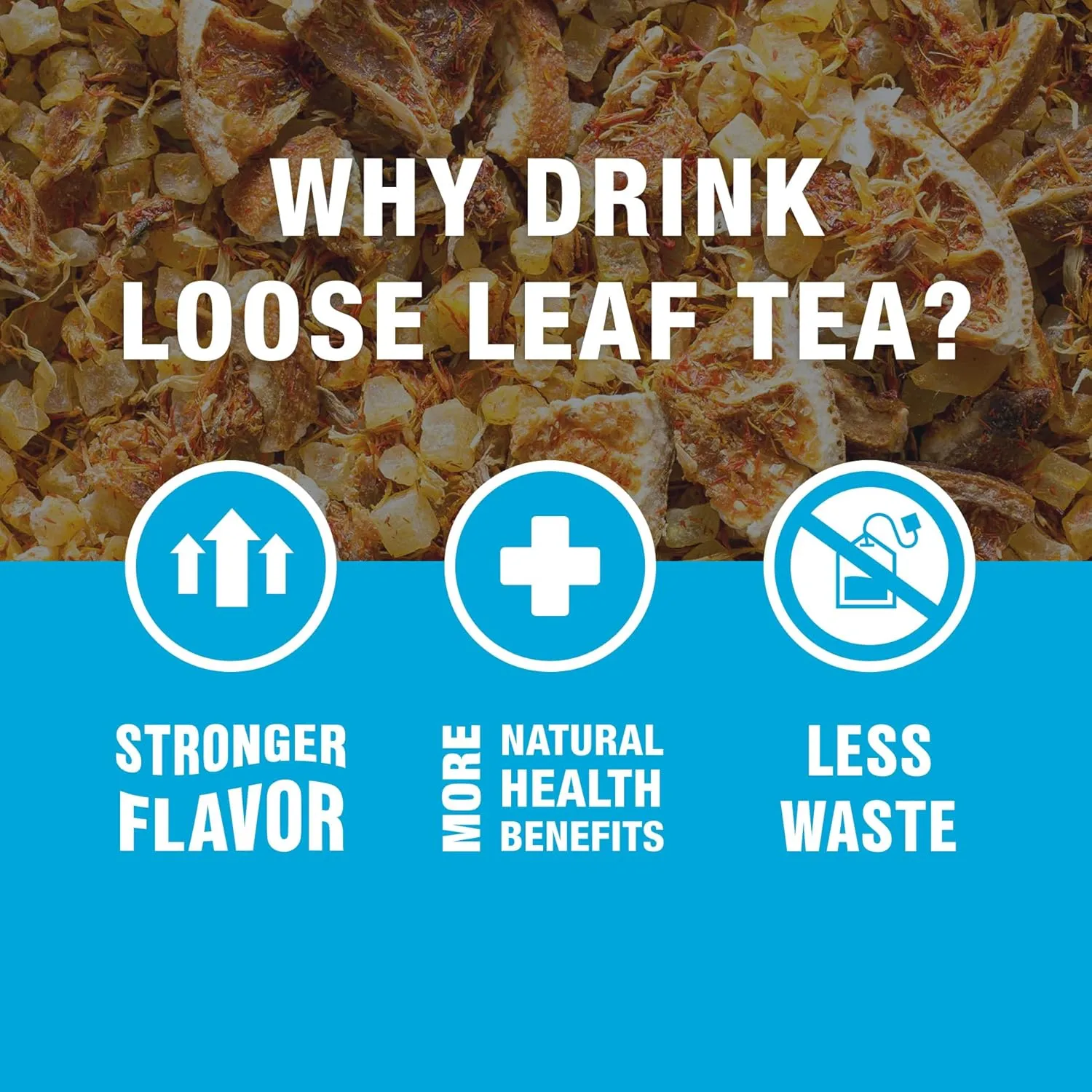 Tiesta Tea Maui Mango | Loose Leaf | Mango Pineapple Herbal Tea | Premium Non-Caffeinated Fruit Blend | Makes Hot or Iced & Brews Up to 200 Cups | 16 Ounce Resealable Bulk Pouch