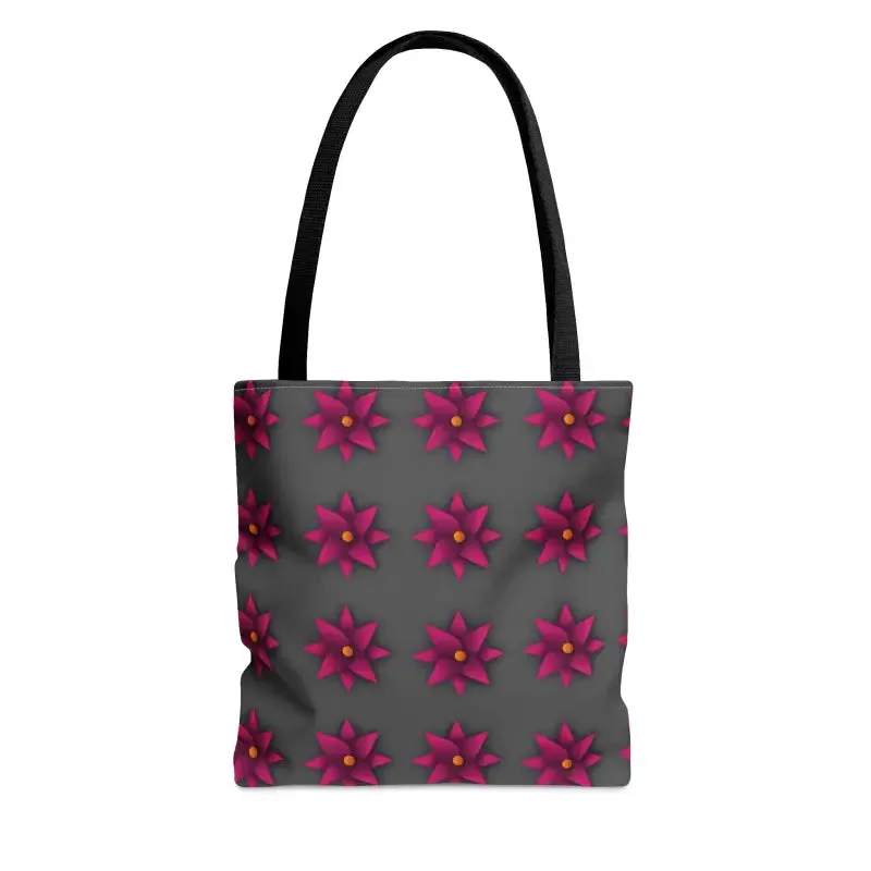 Trendy Magenta Flowers Tote Bag Turns Heads