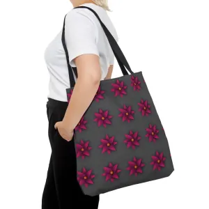 Trendy Magenta Flowers Tote Bag Turns Heads
