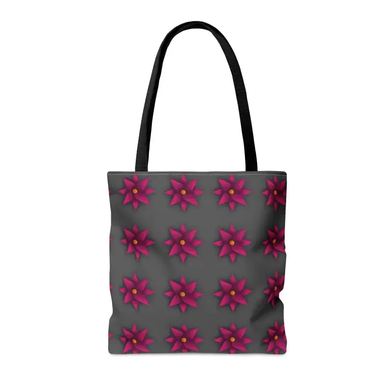 Trendy Magenta Flowers Tote Bag Turns Heads