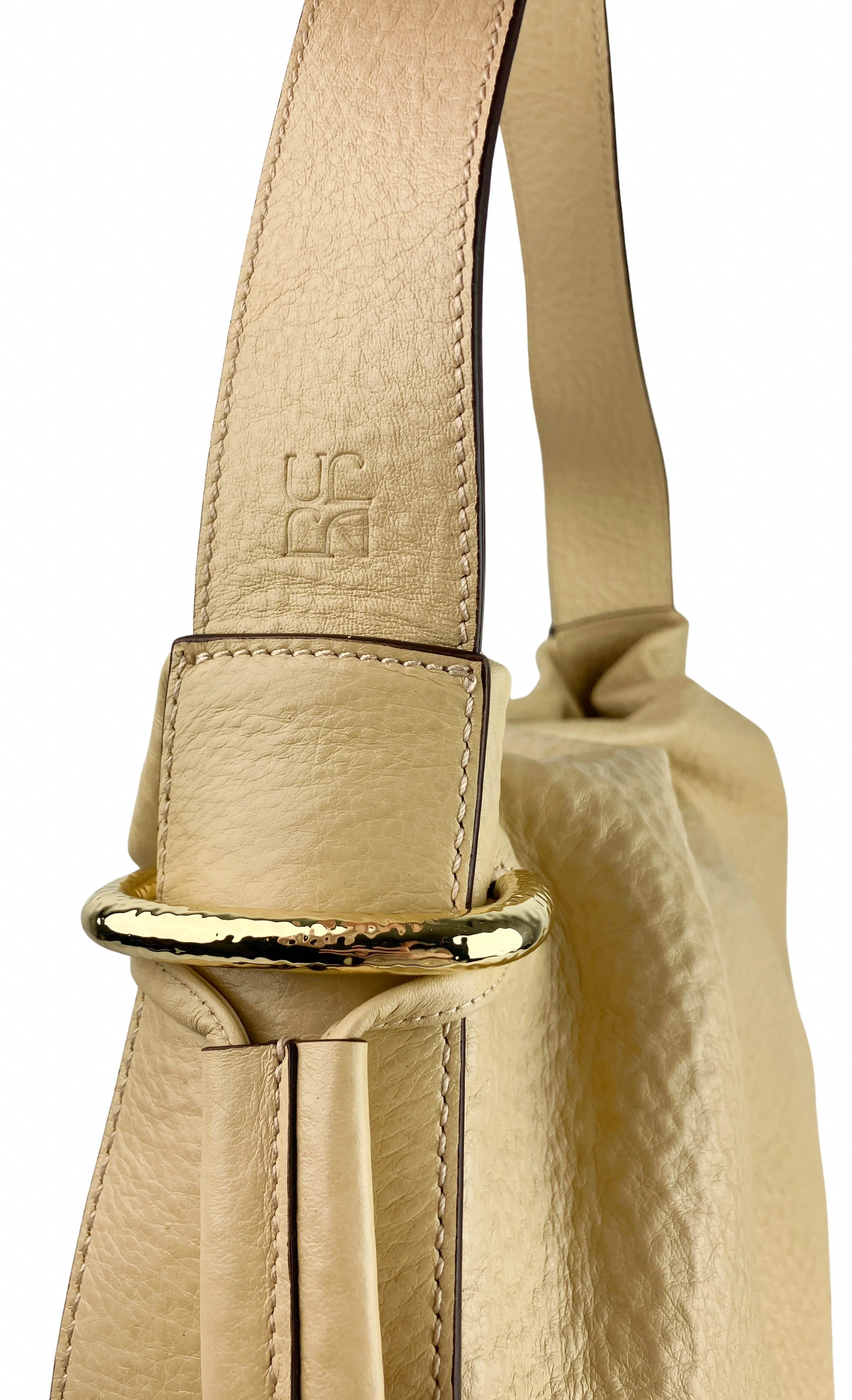 Ulla Johnson Tilda Ruched Hobo Bag in Wheat