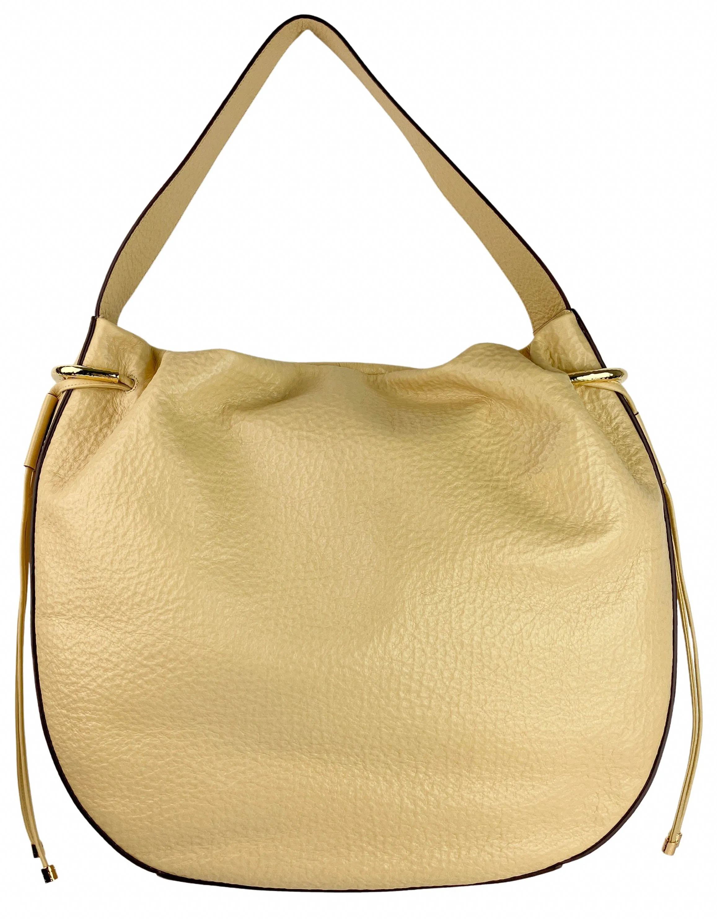 Ulla Johnson Tilda Ruched Hobo Bag in Wheat