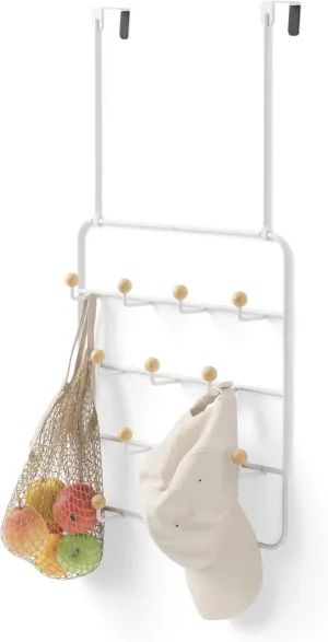 Umbra Estique Over-The-Door Multi-Use Organizer, White