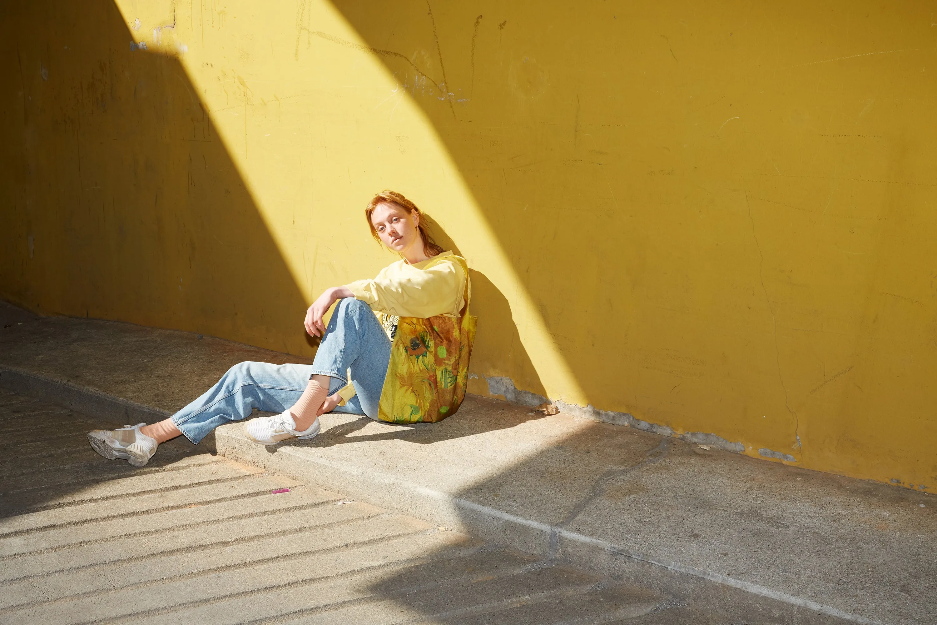Van Gogh Museum Recycled Pocket Totebag | Sunflowers (Amsterdam)