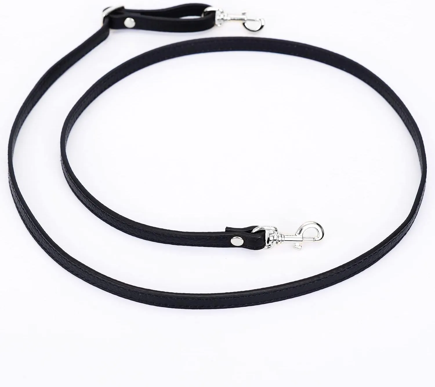 VanEnjoy Adjustable Genuine Leather Crossbody Straps Replacement - Width 1/2“, Length 25”-51”