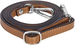 VanEnjoy Full Grain Leather Adjustable Replacement Strap Cross Body Bag Purse, 26-51" Long,0.47“Wide